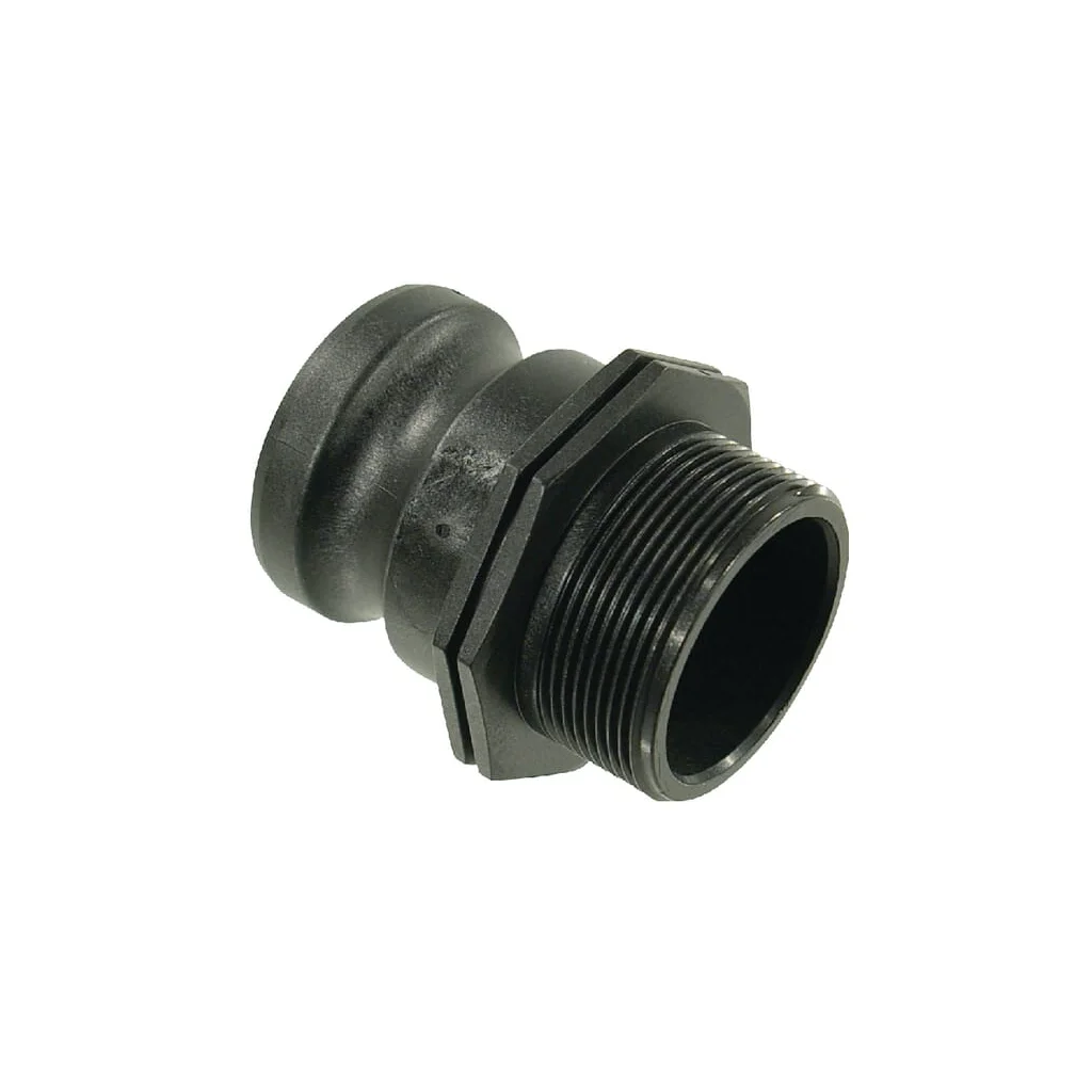 Cuplă Camlock tip F 2", filet tată, polipropilenă
