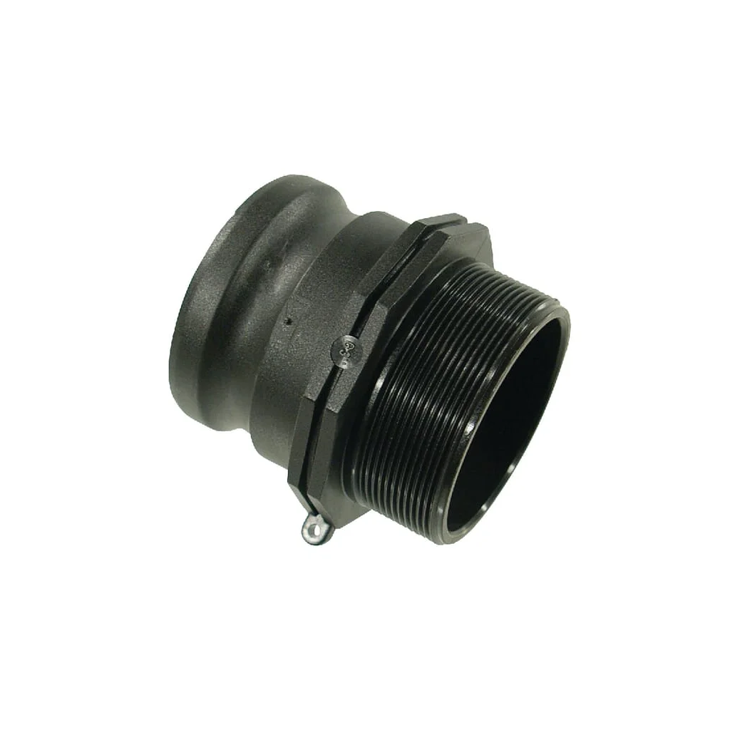 Cuplă Camlock tip F 3", filet tată, polipropilenă