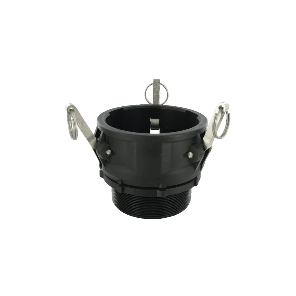 Cuplă Camlock tip B 4" filet tată polipropilenă