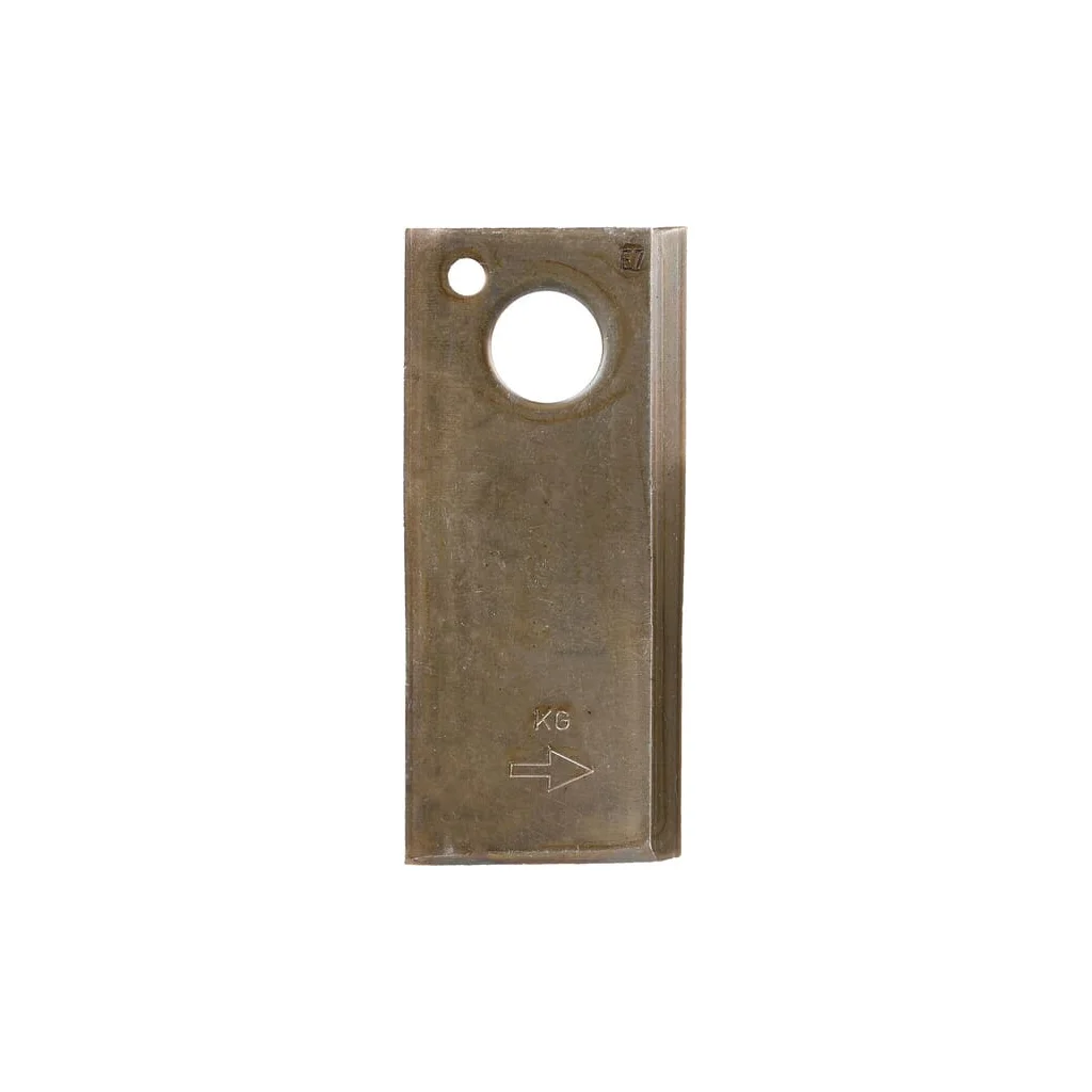 Lamă cositoare stânga 107x48x4mm orificiu 18,5mm pachet 25 buc. potrivită pentru Vicon/PZ