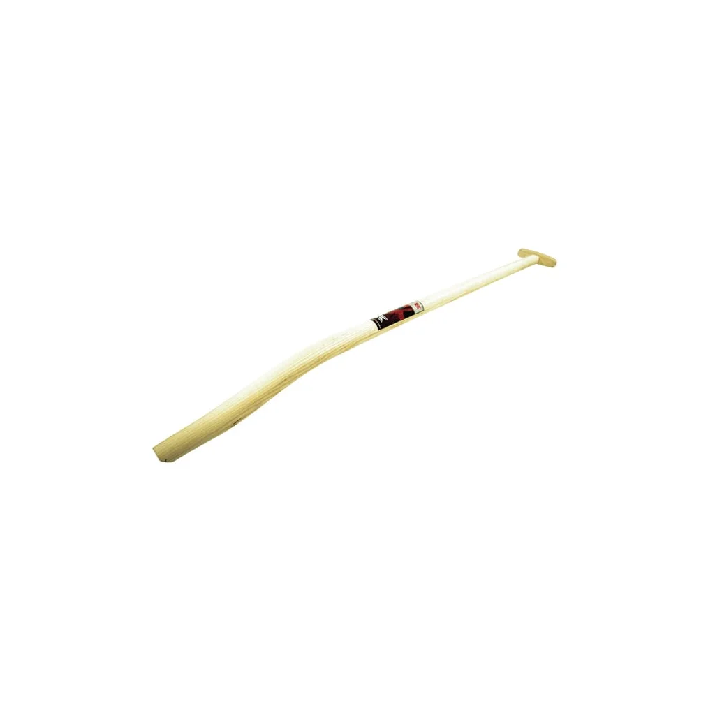 Coadă de lopată, mâner T, curbată, 130cm