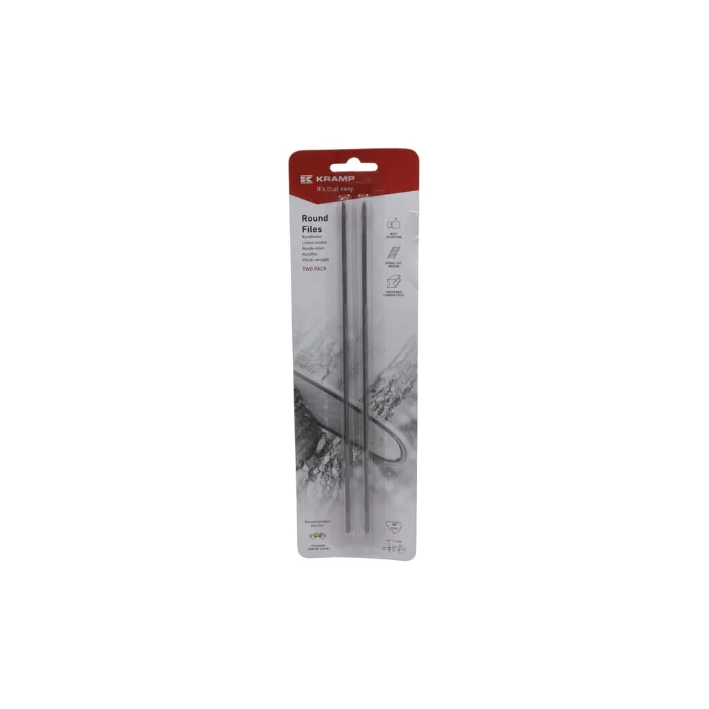 Pilă motofierăstrău, 1/8” 3,2mm, rotundă, ambalaj de tip blister, (2 buc.)