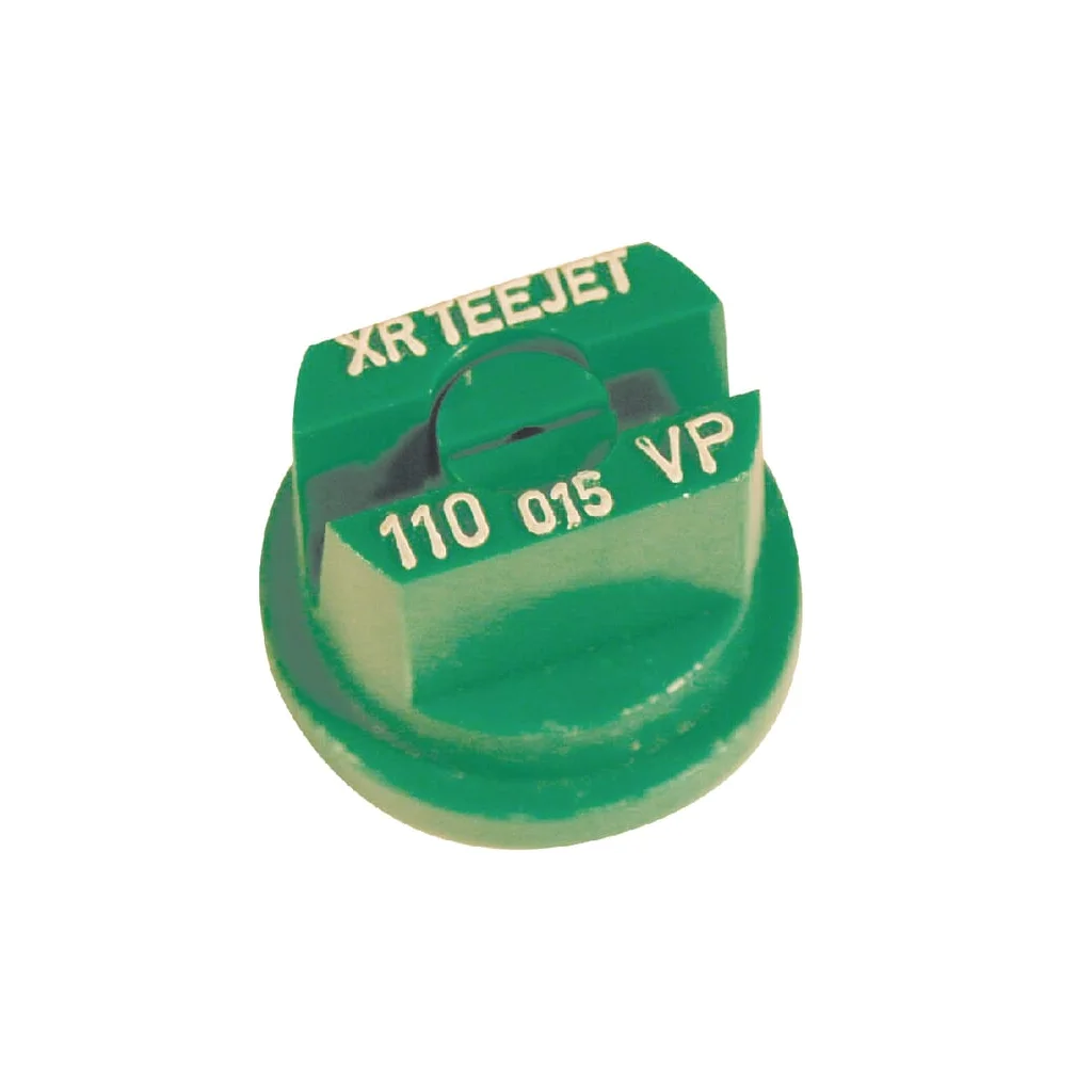 Duză ventilator plat XR 110° 015 verde din plastic TeeJet