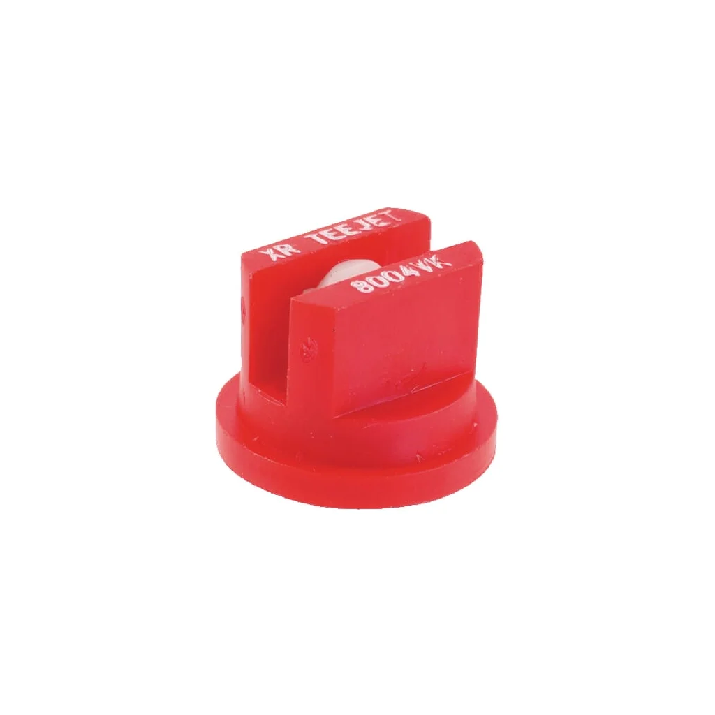Duză ventilator plat XR 80° 04 roșie din material ceramic TeeJet