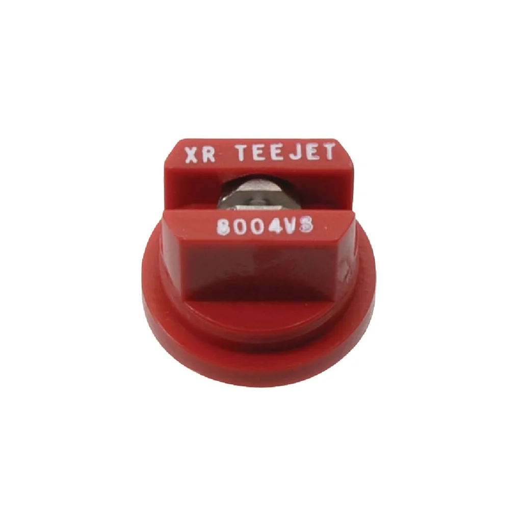 Duză ventilator plat XR 80° 04 roșie din oțel inoxidabil TeeJet