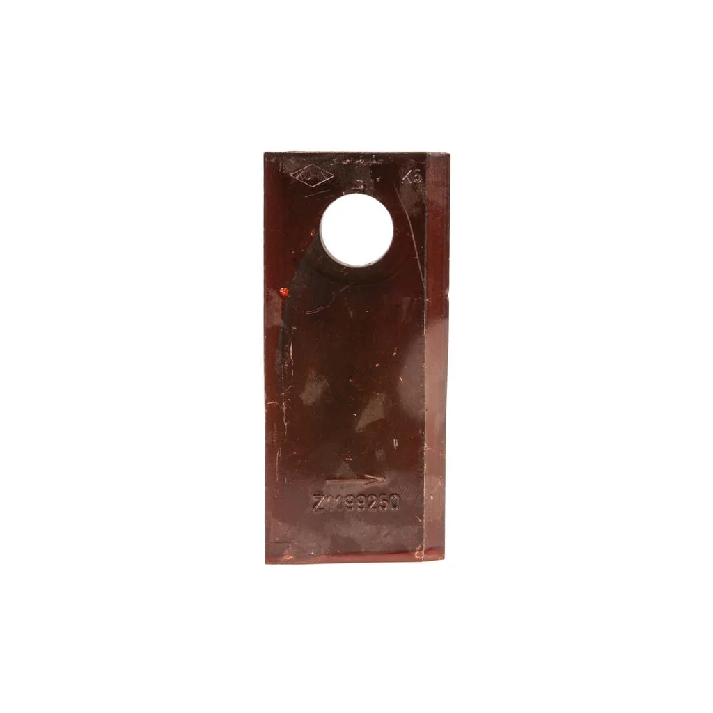 Lamă cositoare stânga 107x48x4mm orificiu 18,5mm potrivită pentru Kuhn