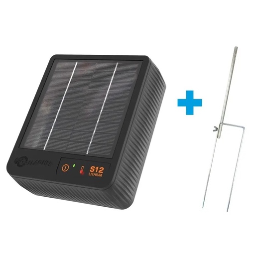 Aparat gard electric solar 3in1 – Gallagher S12 Solar - baterie cu litiu