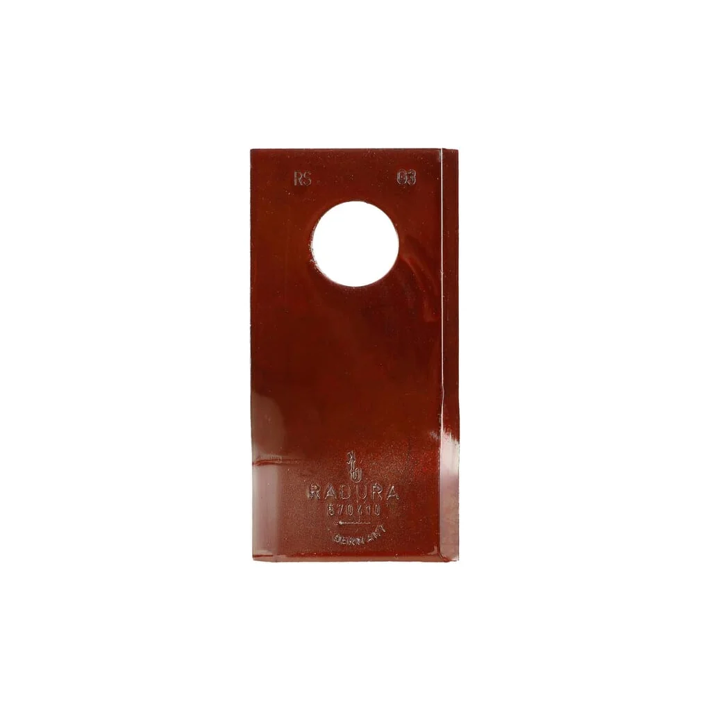 Lamă cositoare dreapta 93x47x3mm orificiu 19mm pachet 25 buc. potrivită pentru Krone