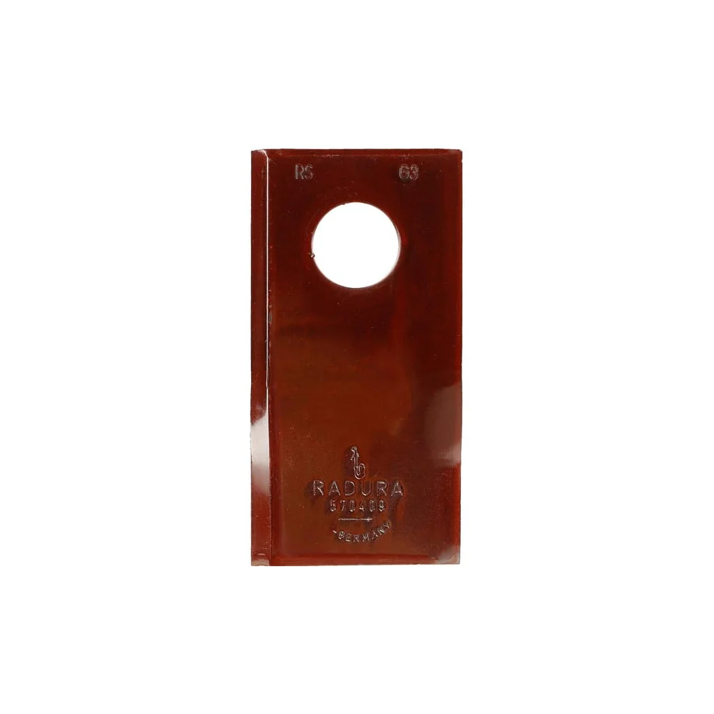 Lamă cositoare stânga 93x47x3mm orificiu 19mm pachet 25 buc. potrivită pentru Krone