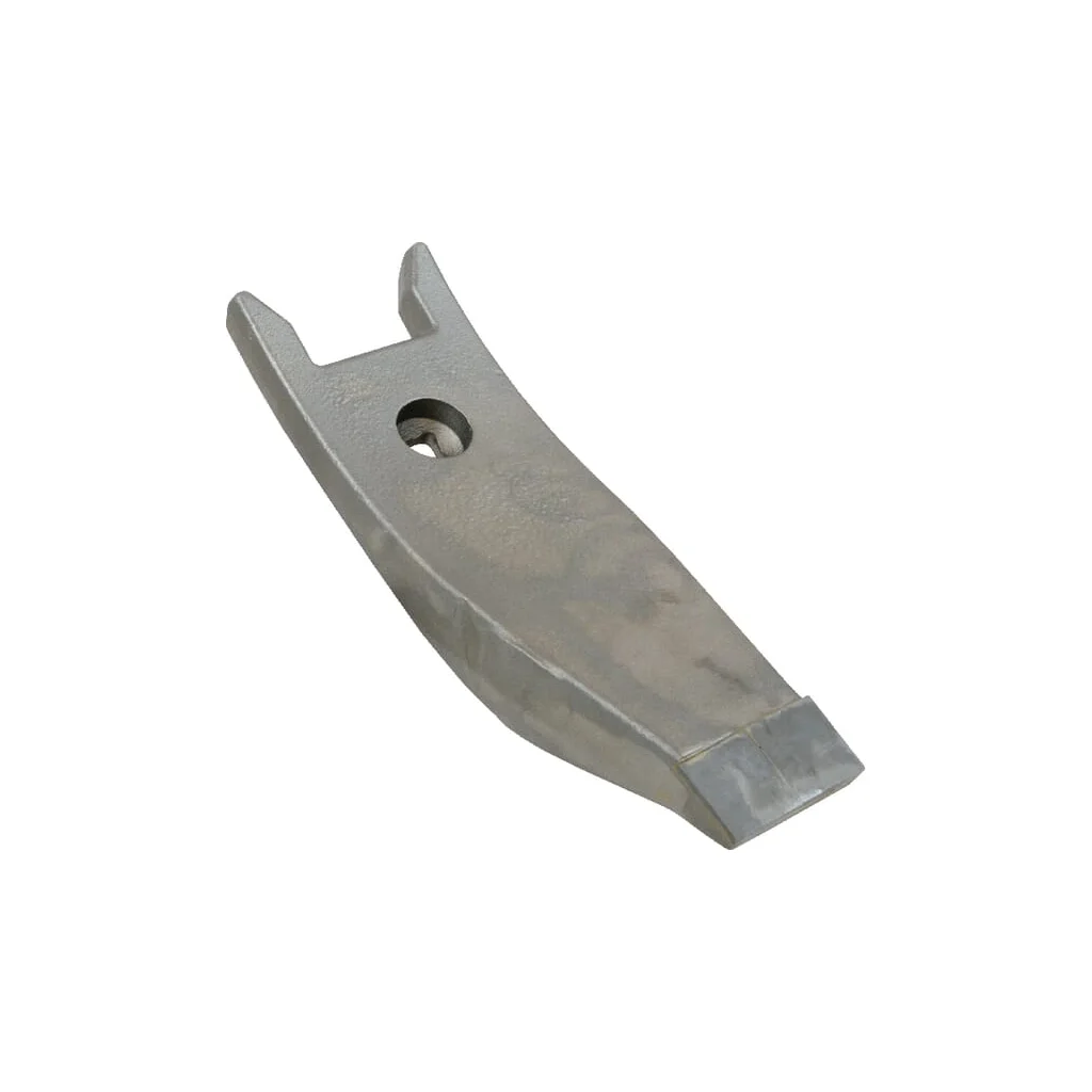 Vârf de cultivator 255x80x18mm, călit, curbat, 1 gaură, potrivit pentru Horsch