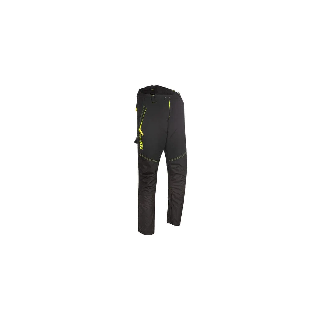 Pantaloni protecție motofierăstrău rezistenți la apă M vizibilitate ridicată negru Progress SIP