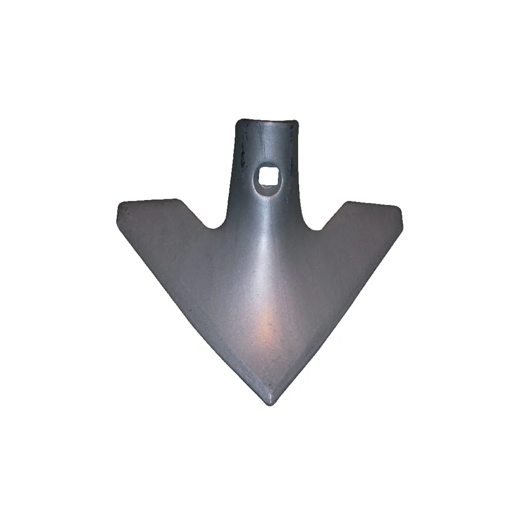 Brăzdar picior cu flanșă, 140x175x4mm, 1 orificiu, potrivit pentru Kongskilde