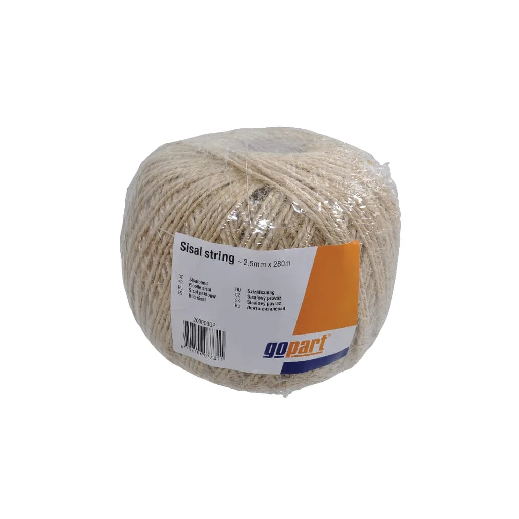 Sfoară sisal 2,5mmx280m