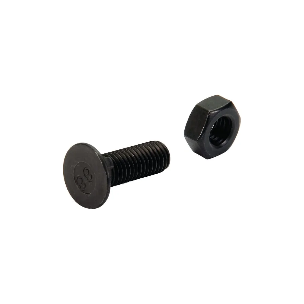 Șurub și piuliță de plug M10x30, 1 Nib DIN604 8.8