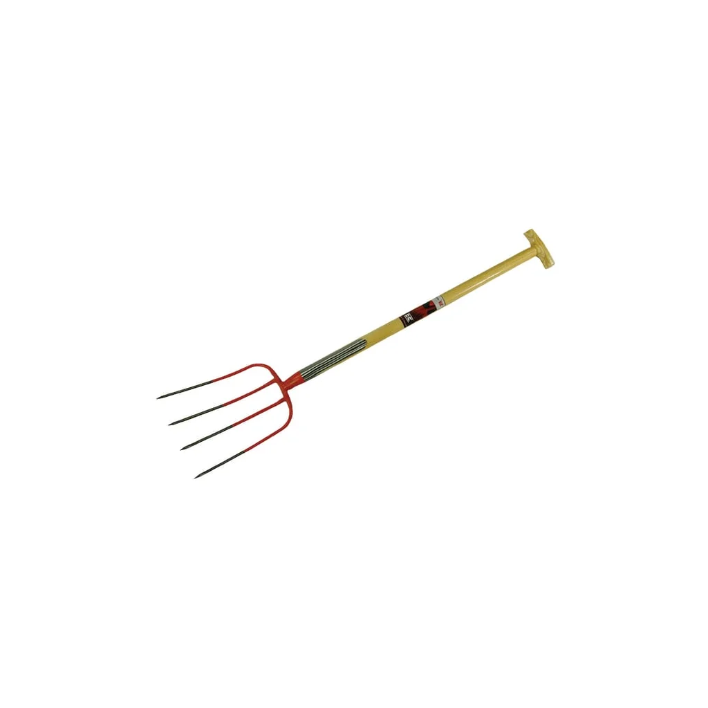 Furcă gunoi 4 dinți cu coadă 90cm