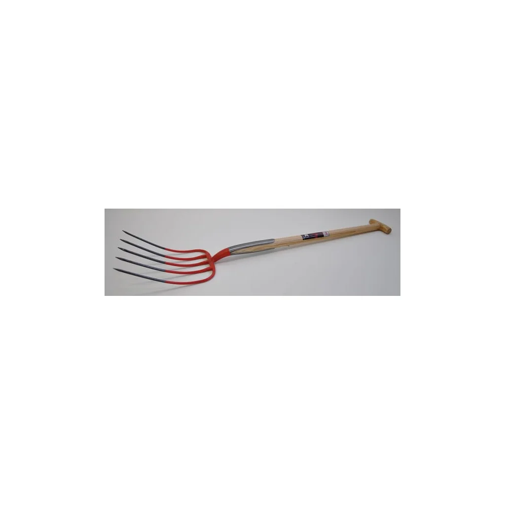 Furcă gunoi 5 dinți cu coadă 90cm