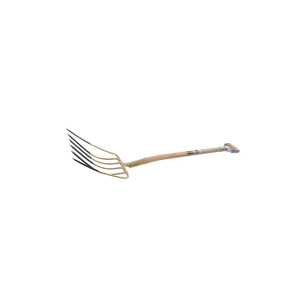 Furcă porumb 6 dinți cu coadă YD 85cm