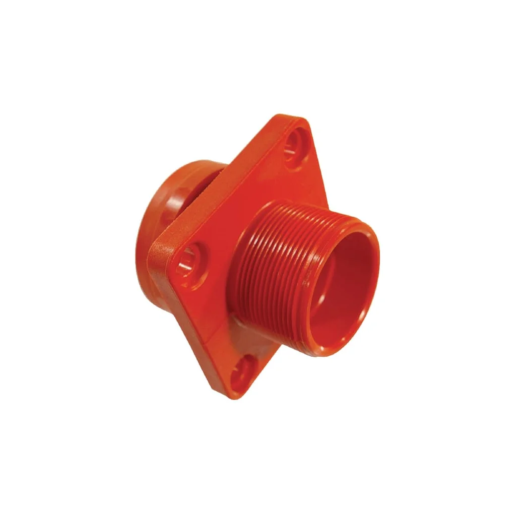 Cuplaj flanșă, cu filet tip tată 1 1/4" pentru capăt de furtun, 55mm pătrat
