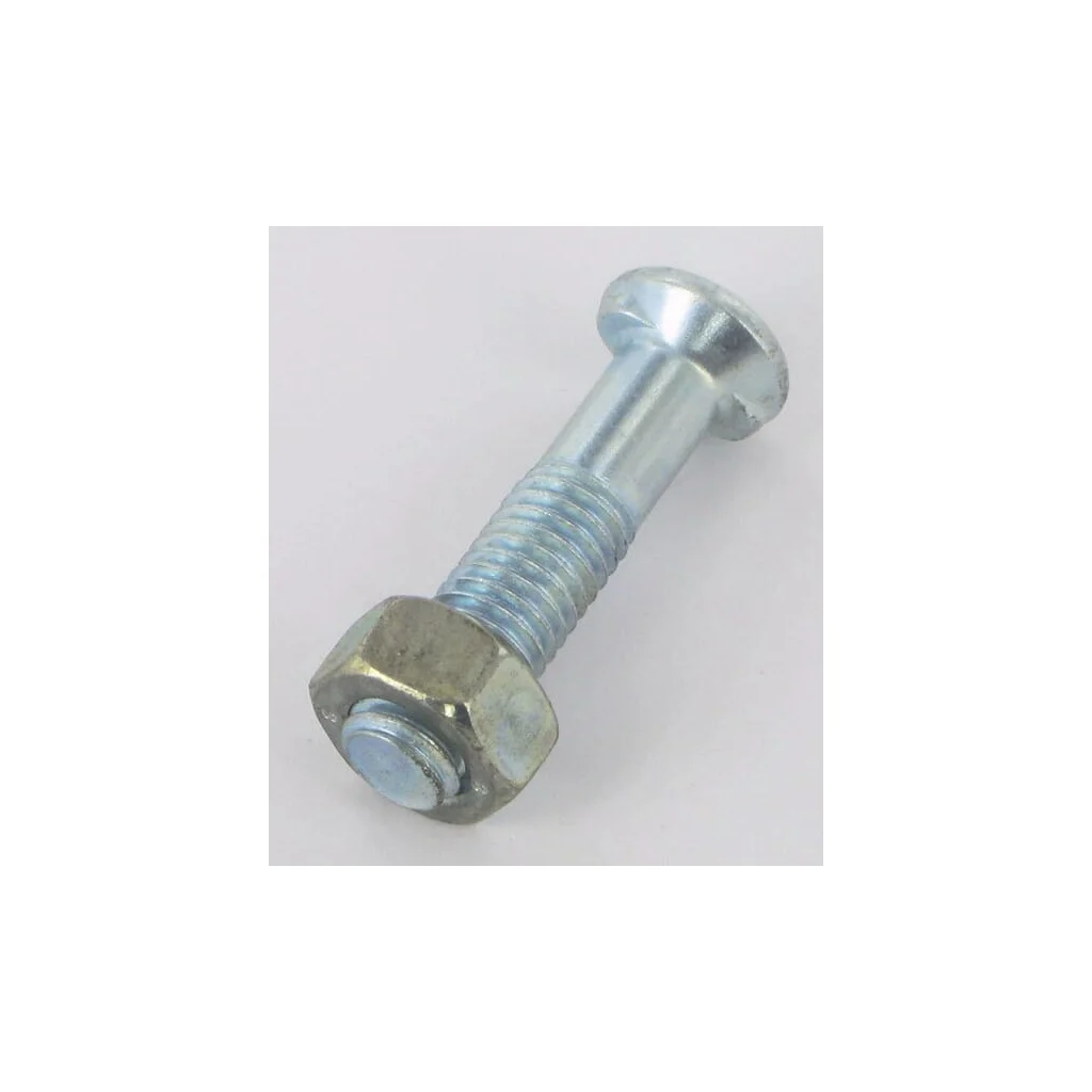 Șurub plug M10x45 oval cu 2 crestături 8.8