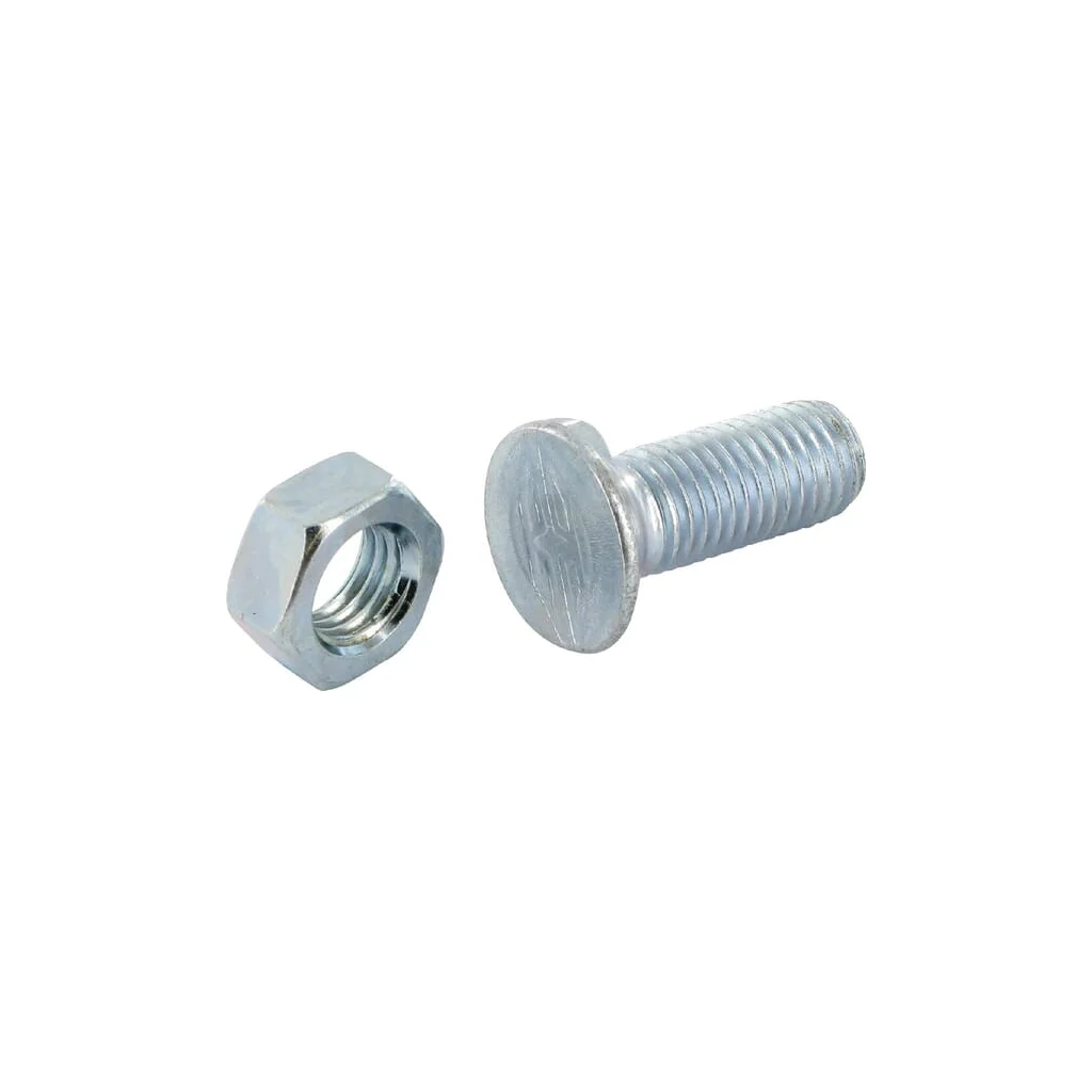 Șurub și piuliță de plug M11x30 10.9, 2 vârfuri