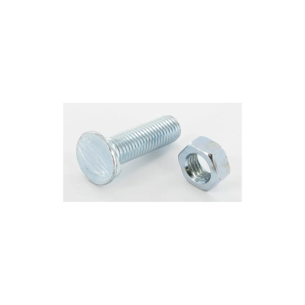 Șurub și piuliță de plug M11x40 10.9, 2 vârfuri