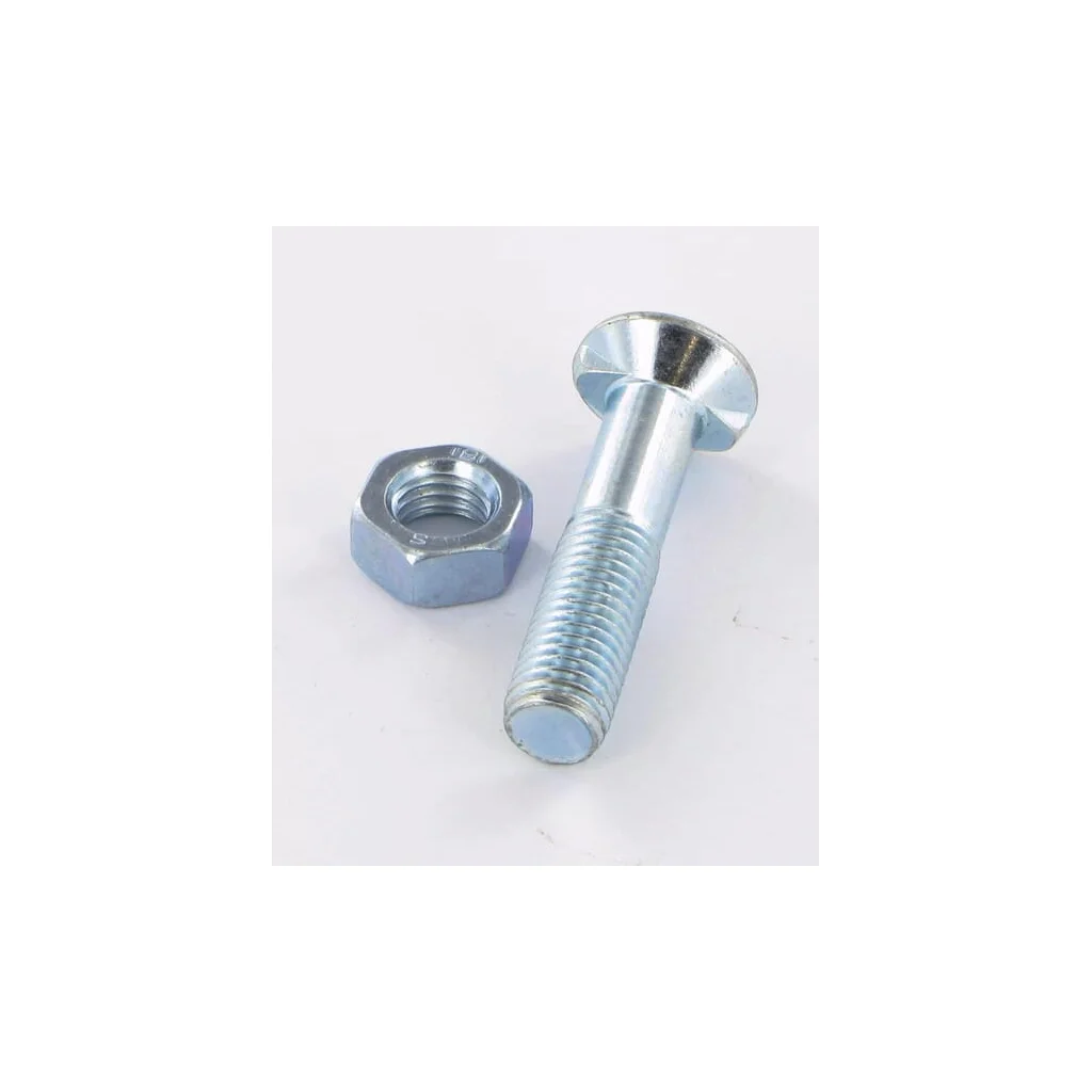 Șurub și piuliță de plug M11x50 10.9, 2 vârfuri