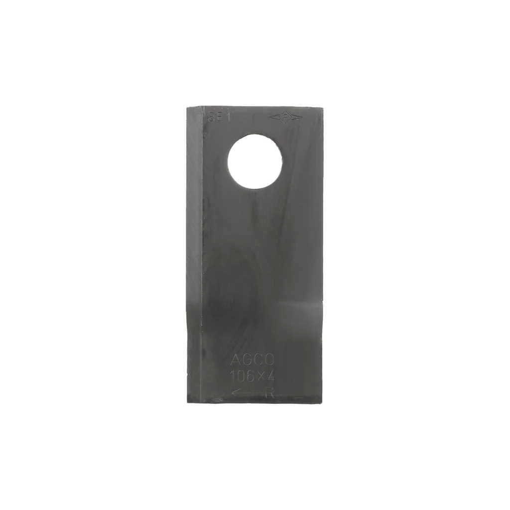 Lamă cositoare dreapta 106x48x4mm orificiu 19mm pachet 25 buc. potrivită pentru Fella
