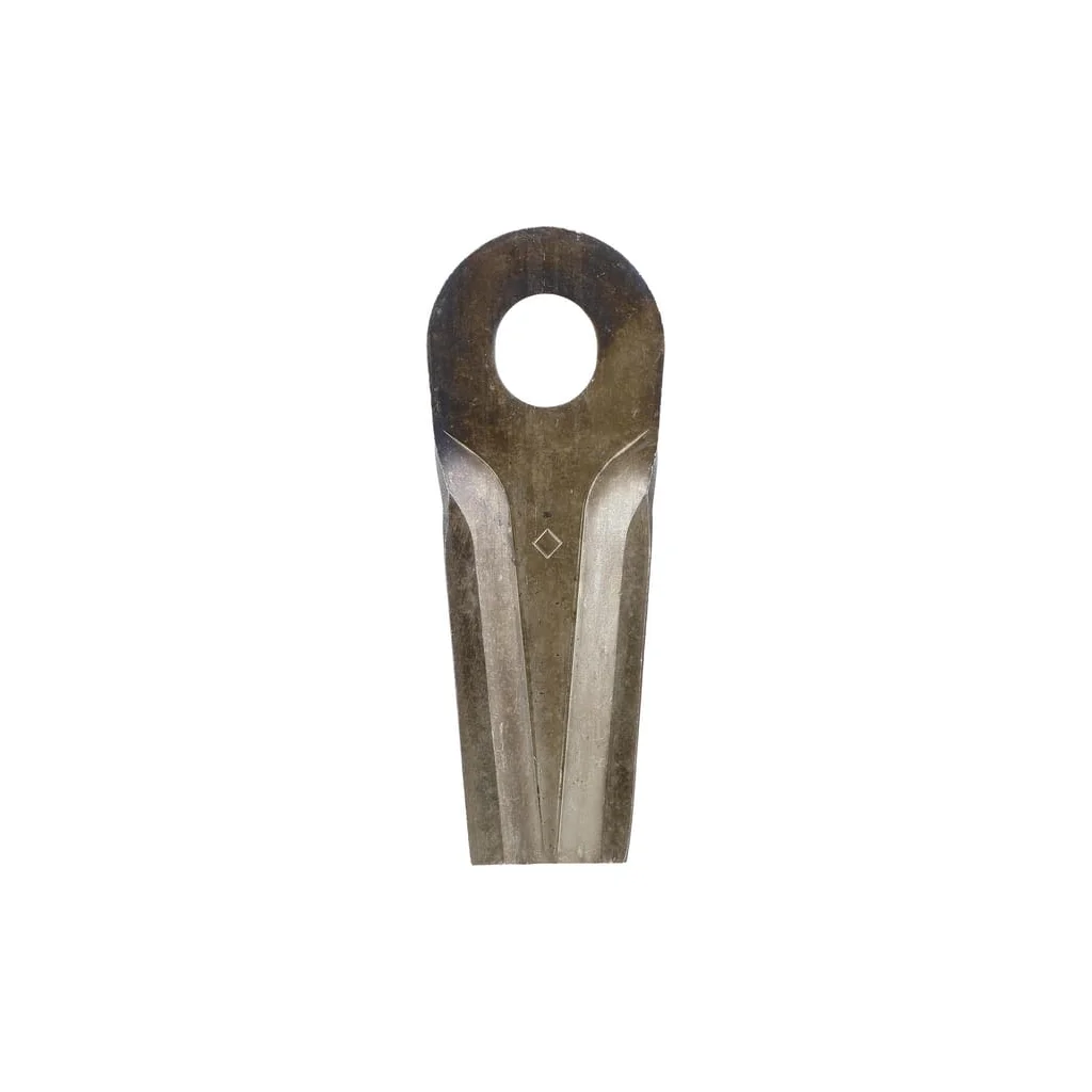 Lamă cositoare stânga/dreapta 132x50x4mm orificiu 23x20,5mm oval pachet 25 buc. potrivită pentru Kongskilde JF/Stoll