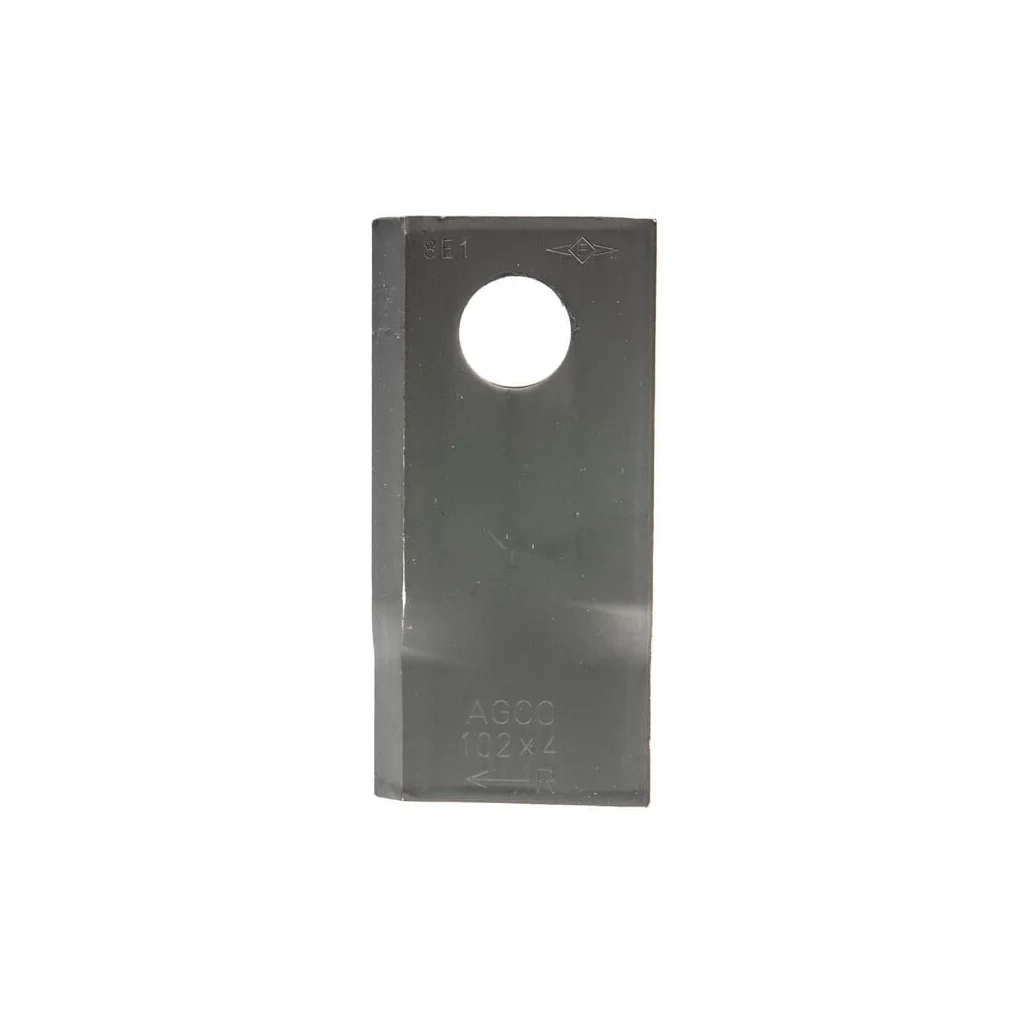 Lamă cositoare dreapta 102x48x4mm orificiu 19mm pachet 25 buc. potrivită pentru Fella