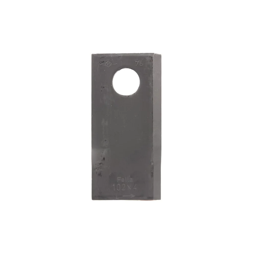 Lamă cositoare stânga 102x48x4mm orificiu 19mm pachet 25 buc. potrivită pentru Fella