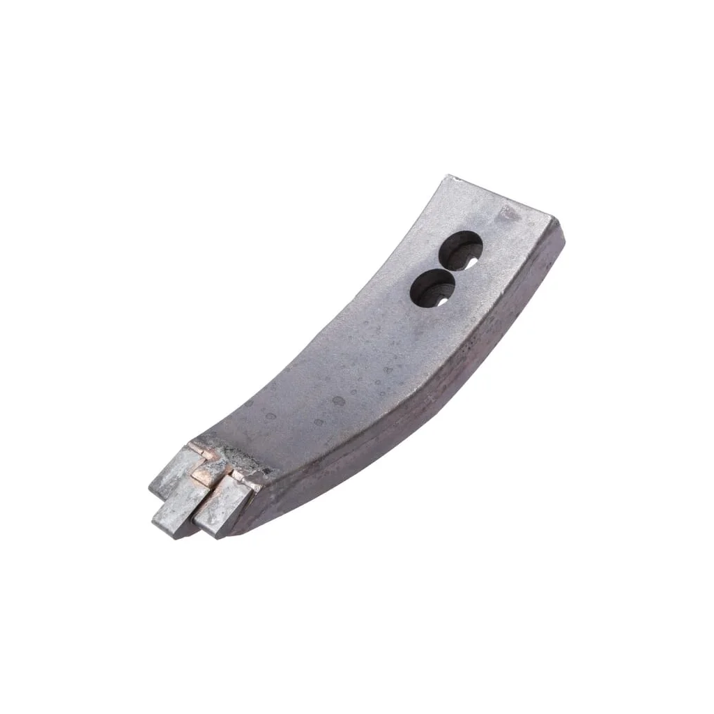 Brăzdar cultivator 270x81mm întărit curbat 2 orificii potrivit pentru Väderstad