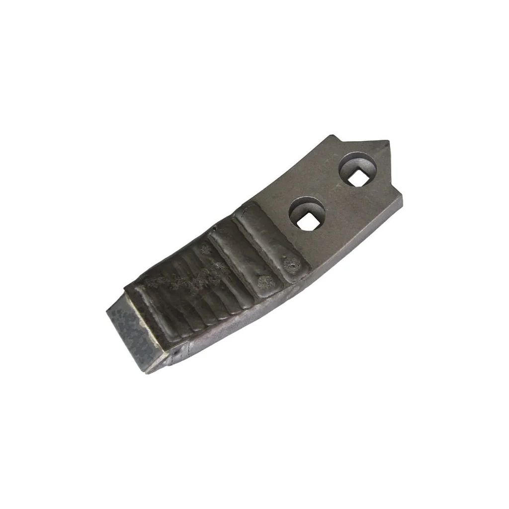 Brăzdar cultivator 215x40x20mm întărit curbat 2 orificii potrivit pentru Unia