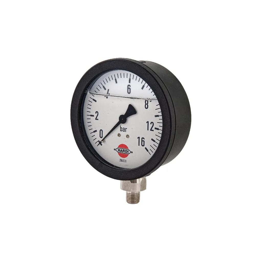 Manometru 0-8/16 bar ∅100mm 1/4" fund