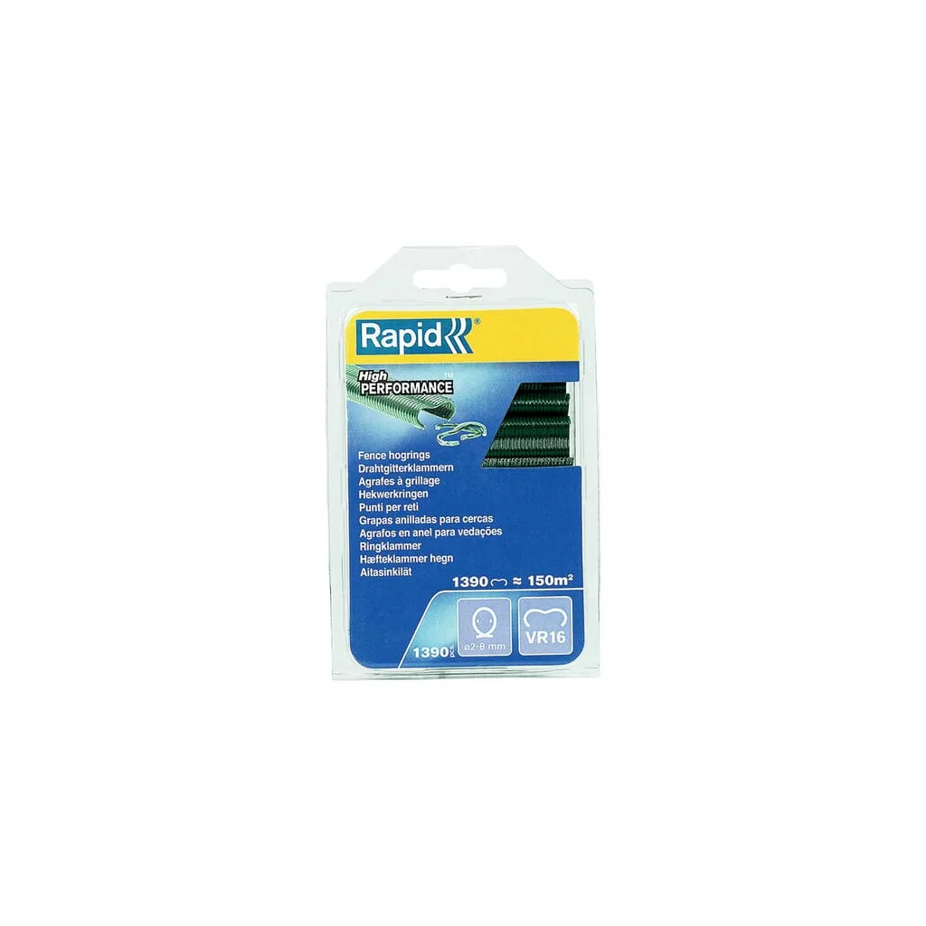 Inele pentru porci, Rapid VR16 oțel galvanizat acoperit cu plastic