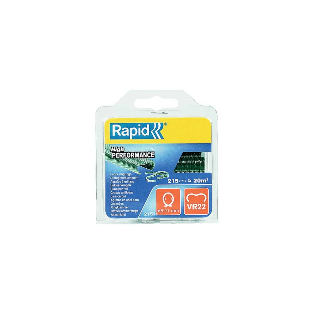 Inele pentru porci, oțel galvanizat acoperit cu plastic Rapid VR22