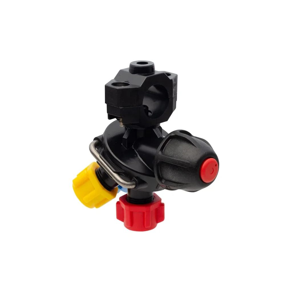 Suport duză 3 căi 3/8", tip clemă
