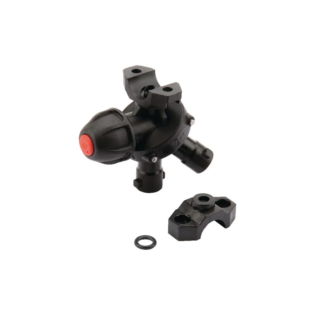 Suport duză ISO 3 căi tip clamă 1/2"