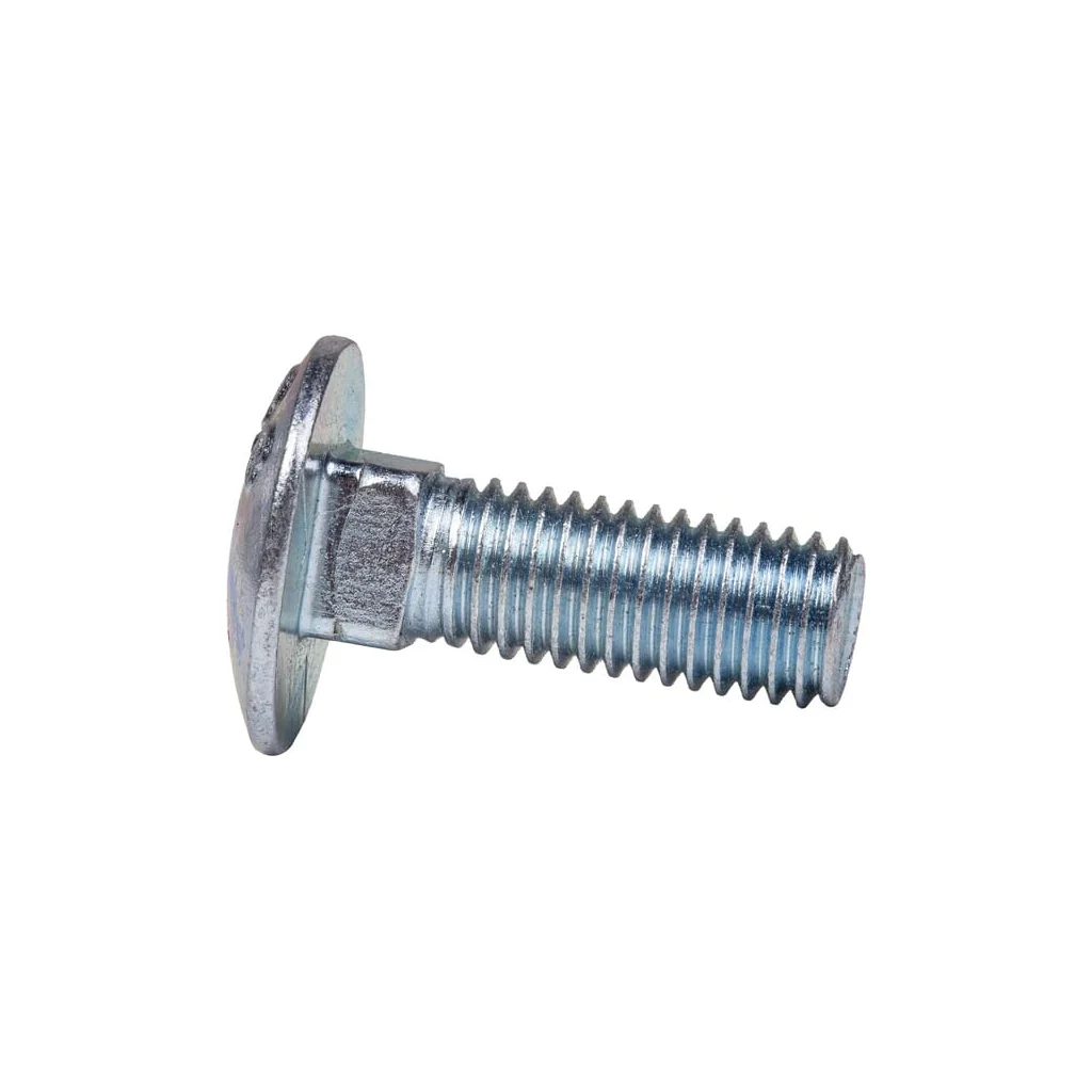 Șurub cap bombat torbant gât pătrat M10x30mm grupa 8.8 galvanizat