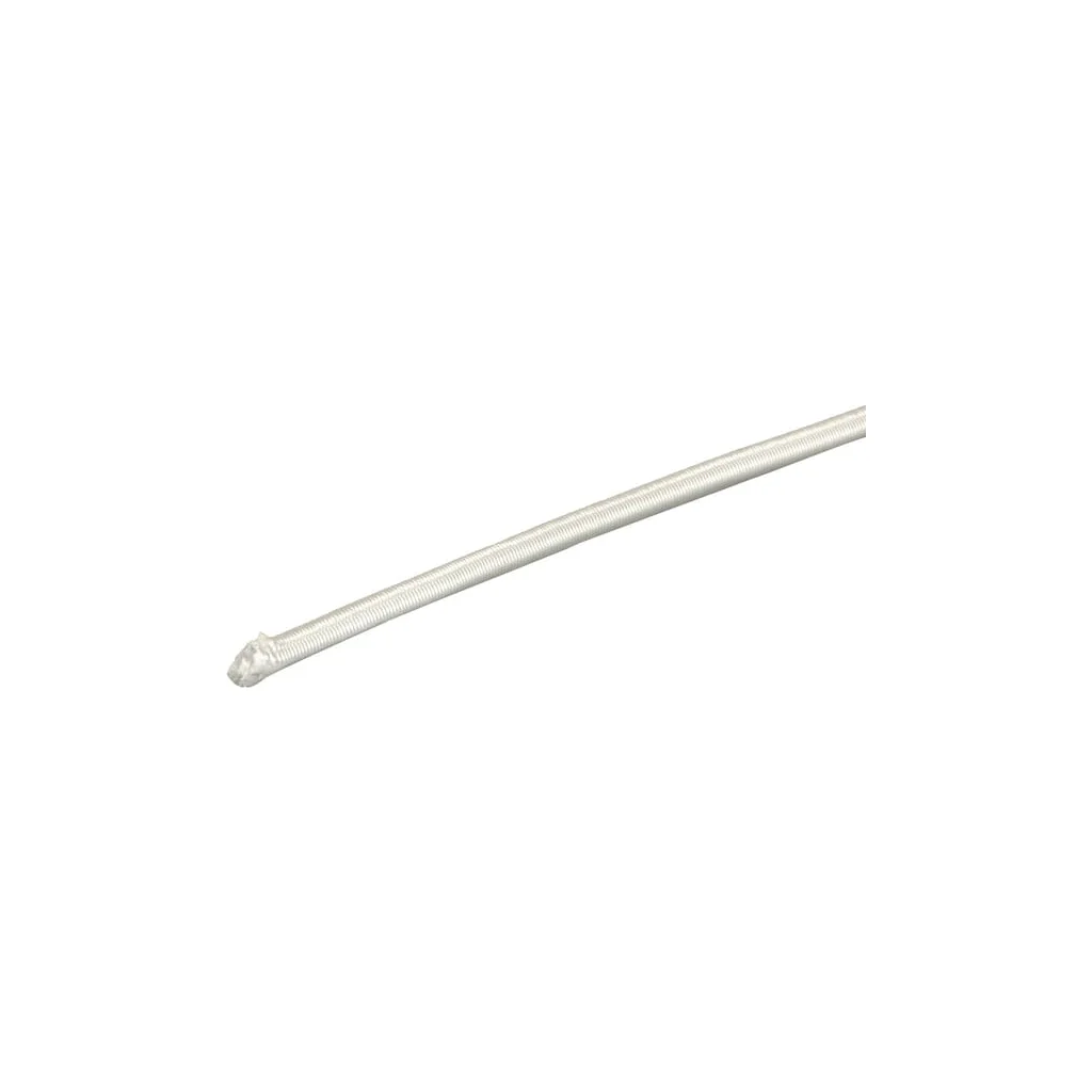 Cablu de cauciuc elastic D5 alb