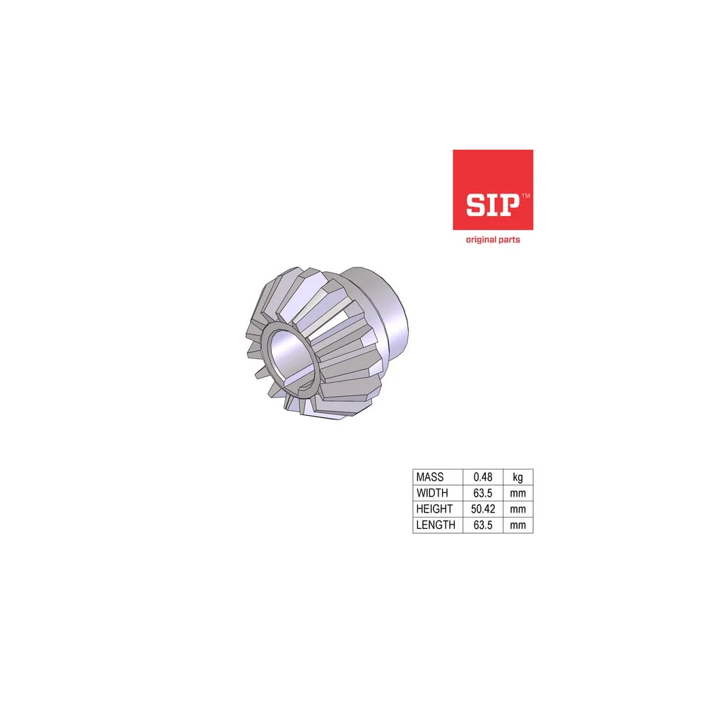 Pinion conic 1-15/4
