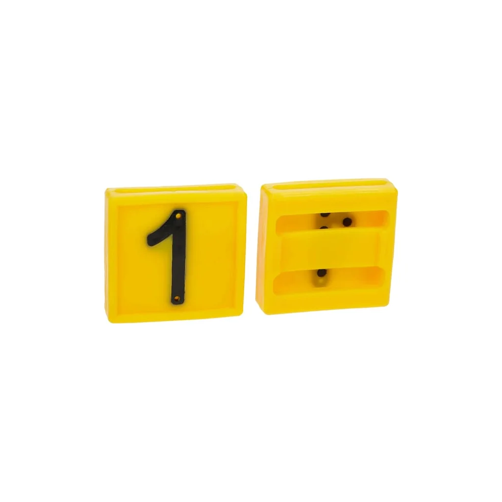 Număr marcare,nr. 1, galben, 45x45mm