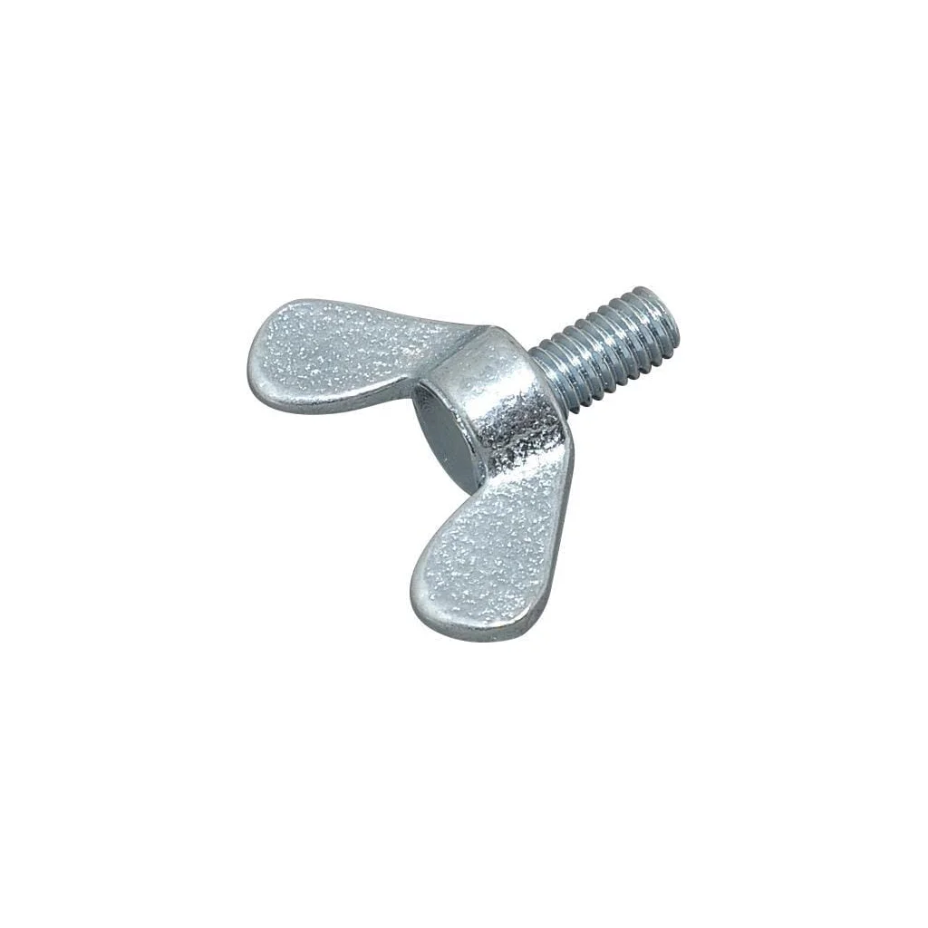 Șurub cap fluture DIN316 M6x12mm placat cu zinc