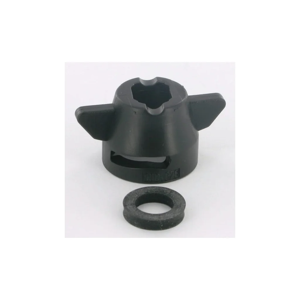 Capac duză, negru, 8mm