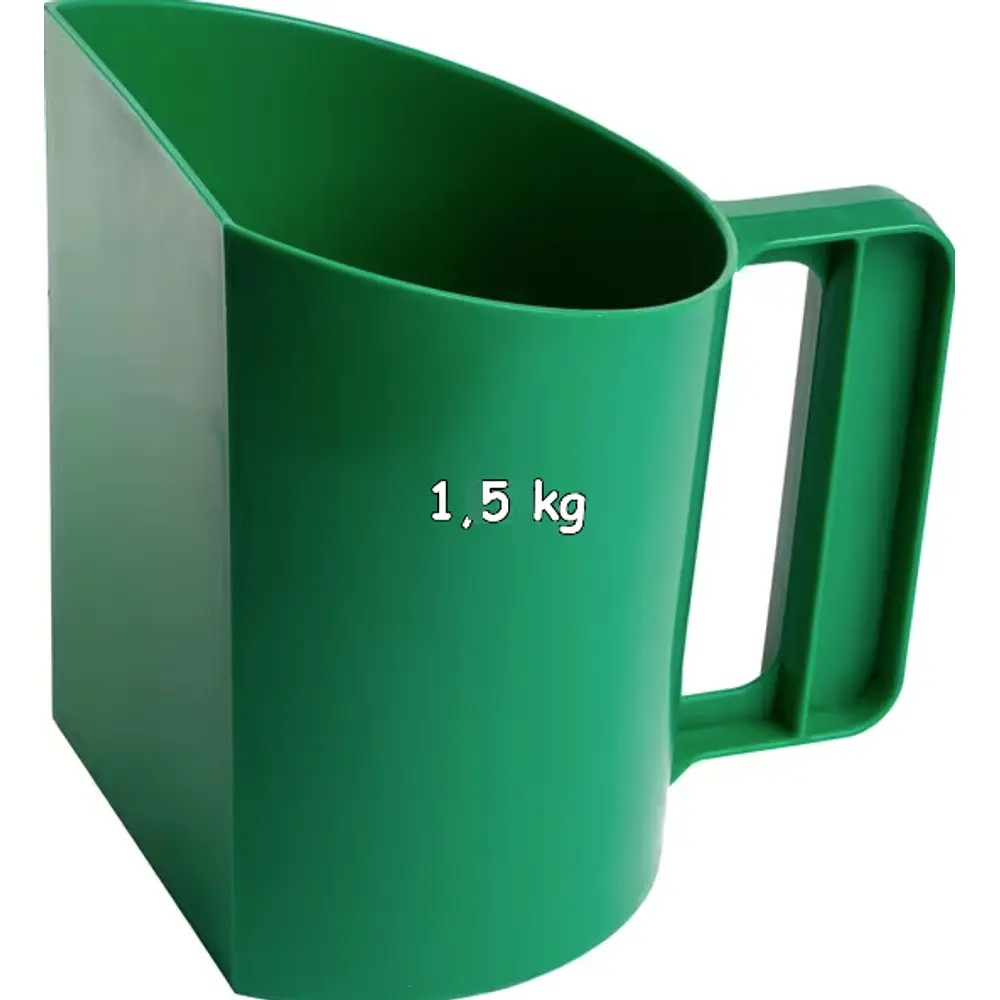 Scafa | cupa pentru hrana, 1,5 kg (verde)