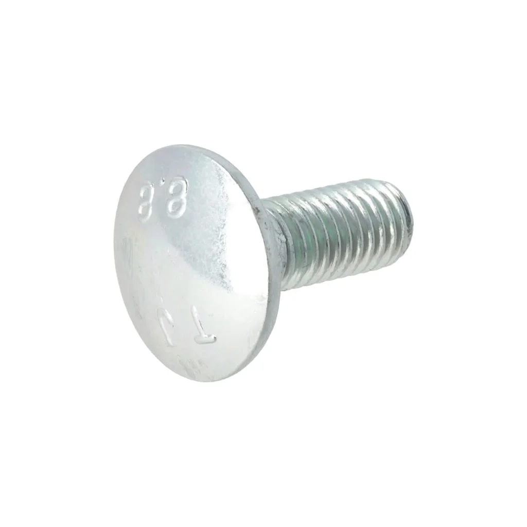 Șurub pcap bombat gât pătrat M8x20mm grupa 8.8 Fella