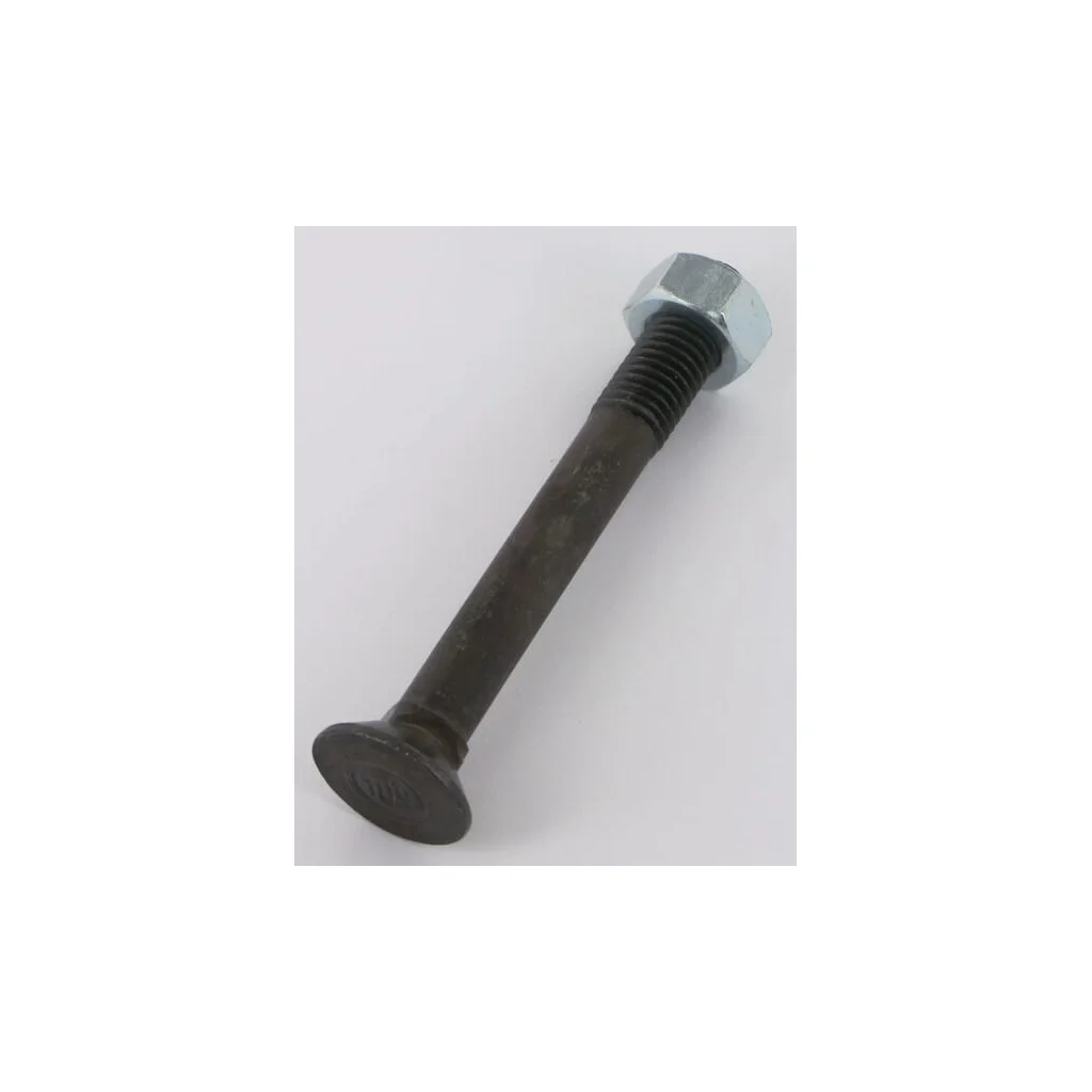 Șurub plug cap plat înecat gât pătrat și piuliță M12x100mm VK grupa 10.9