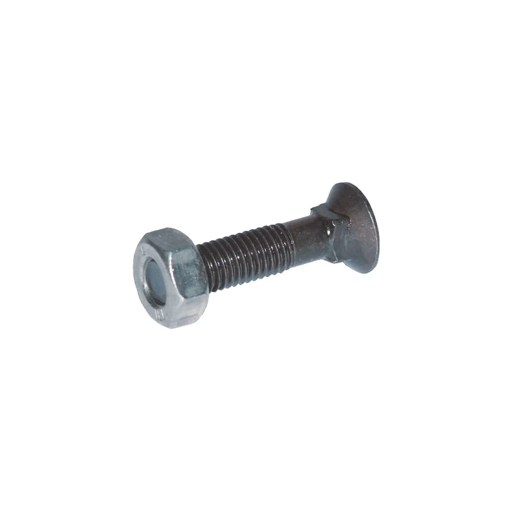 Șurub plug cu gât pătrat și piuliță M12x35mm VK grupa 10.9