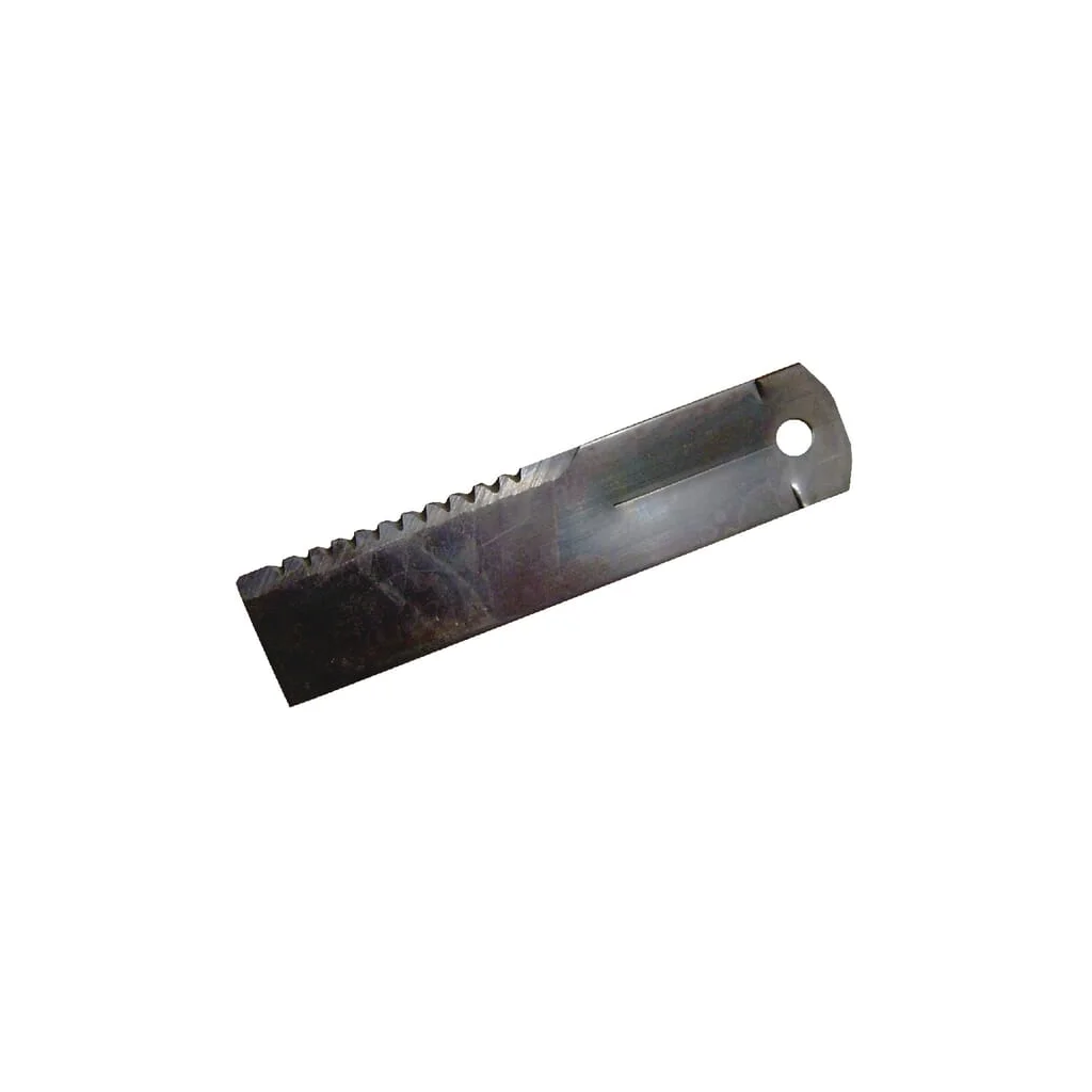 Cuțit tocător zimțat 175x40x3mm diametru 11mm