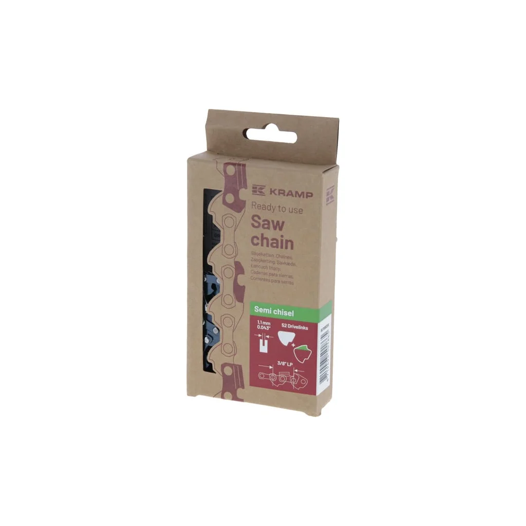 Lanț de ferăstrău 3/8" 1.1mm 52 DL semi-daltă, Eficienţă
