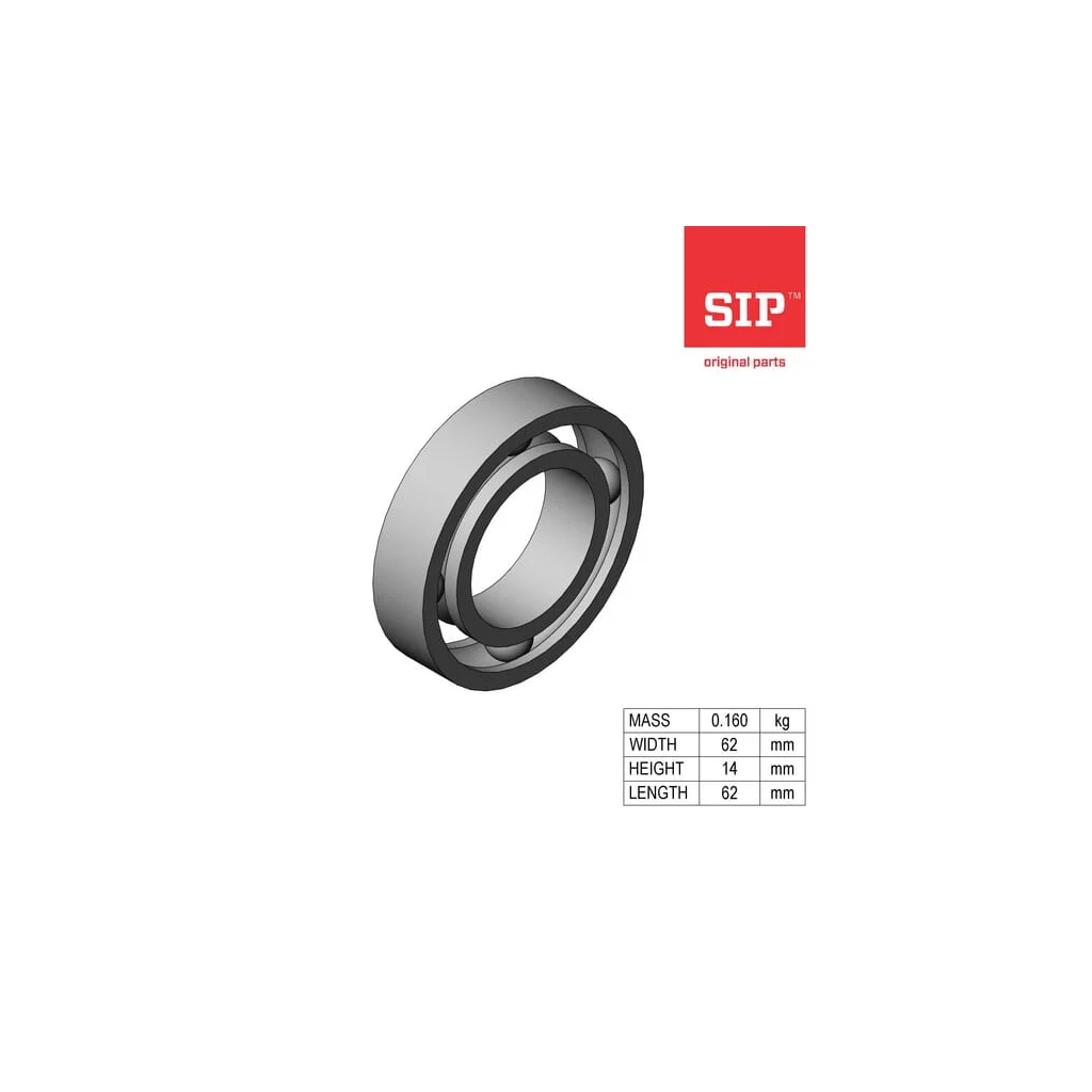 Rulment cu bile 6007 2RS (FAG, SKF, NTN)